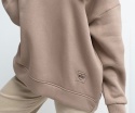 Ciemnobeżowa bluza basic