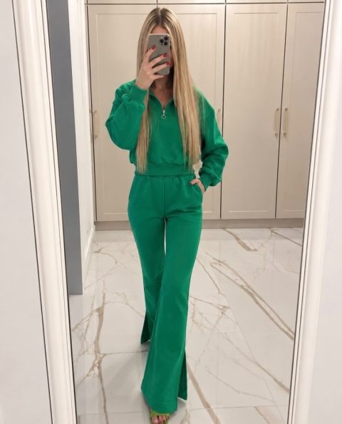 ZIELONY DRES